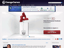 Tablet Screenshot of garagegames.com